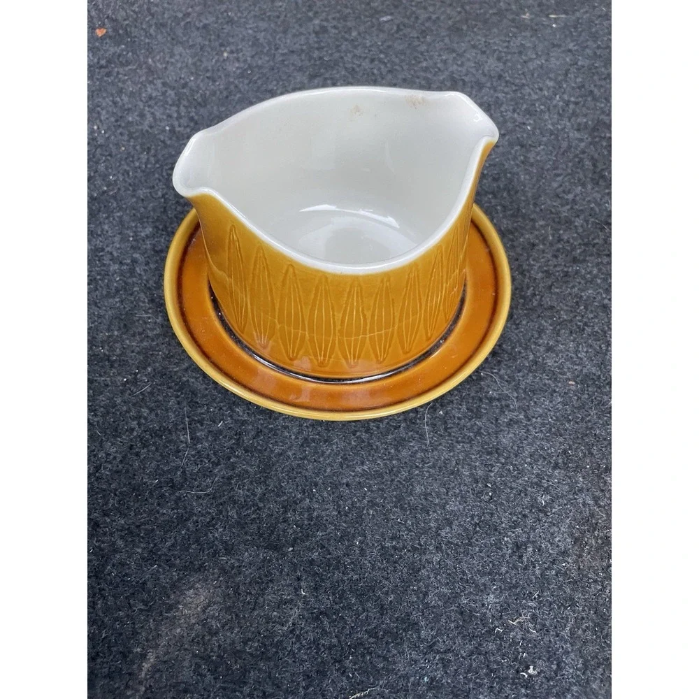 MCM Franciscan Interpace Discovery Topaz Gravy Boat BROWN